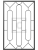 Решётка на окно сварная 1-125 – миниатюра 2
