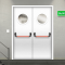 Двупольная остекленная противопожарная дверь EI-30 со скрытыми петлями — миниатюра 2