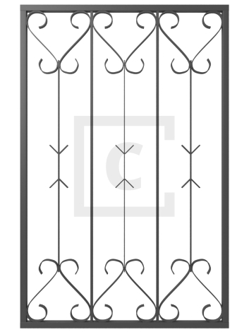 Решётка на окно сварная 3-78 — фото 2