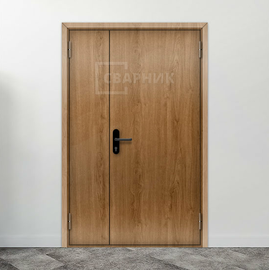 Дверь противопожарная ДПМ EI-90 полуторная глухая с отделкой МДФ — фото 6