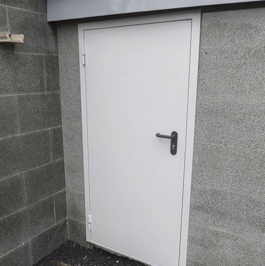 Дверь противопожарная ДПМ EI-90 полуторная глухая с отделкой МДФ — фото 17