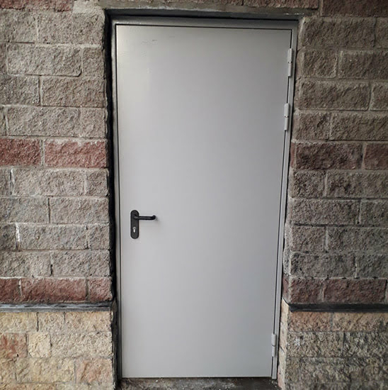 Дверь противопожарная ДПМ EI-90 полуторная глухая с отделкой МДФ — фото 11