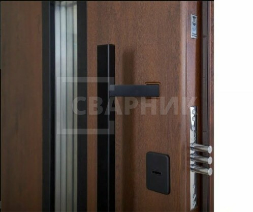 Дверь со стеклопакетом входная премиум одностворчатая с двумя замками ДВ-90 — фото 3