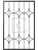 Решётка на окно сварная недорогая 1-43 – миниатюра 2
