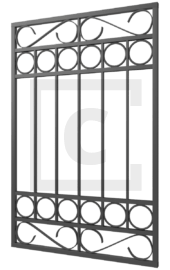 Решётка на окно сварная 3-107