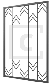 Решётка на окно сварная 1-79