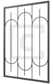 Решётка на окно сварная 1-90