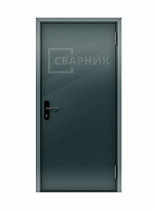 Однопольная глухая противопожарная дверь EI-15 шумоизоляционная