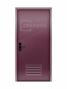 Противопожарная техническая дверь с вентиляционной решеткой ДПМ EI-90