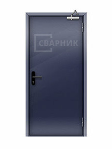 Глухая противопожарная дверь утепленная