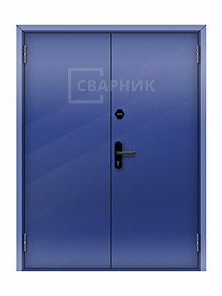 Двупольная глухая противопожарная дверь ДПМ-02 EIS взломостойкая