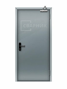 Дверь противопожарная ДПМ однопольная глухая 800×1800
