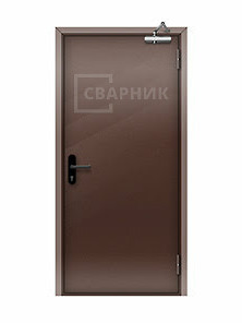Внутренняя противопожарная дверь ДСВ EI-30 однопольная глухая