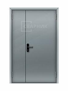 Дверь противопожарная ДПМ EI-90 полуторная глухая на кровлю