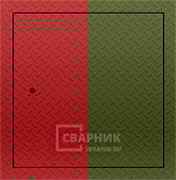 Напольный противопожарный люк ЛПМ 2-го типа 900×900 мм