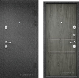 Дверь входная с шумоизоляцией в коттедж порошковая — МДФ