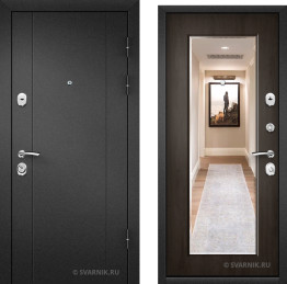 Дверь входная антивандальная в квартиру порошковая — винорит