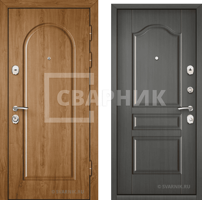 Дверь входная с шумоизоляцией в квартиру массив — МДФ — фото 1