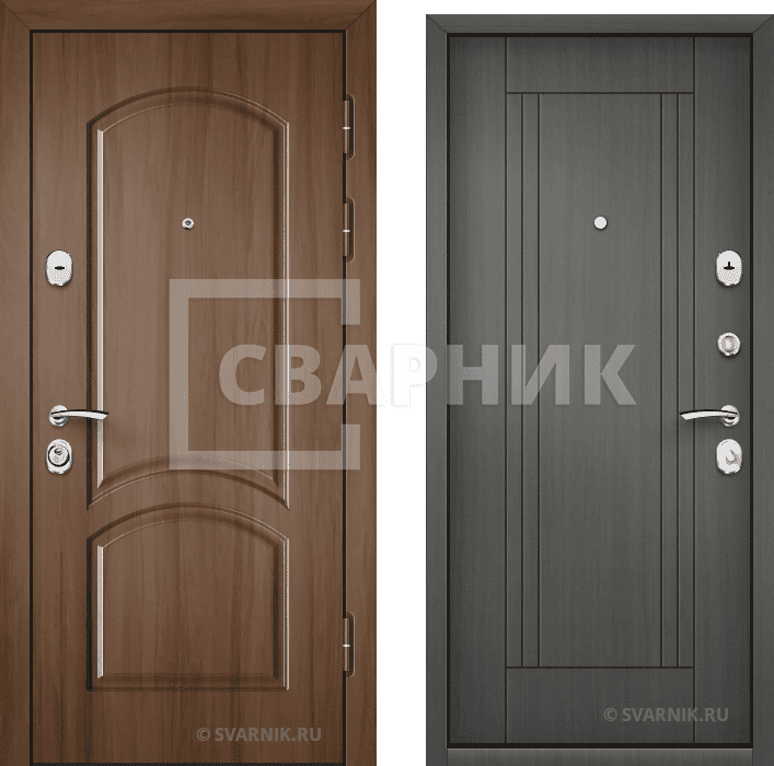 Дверь входная с установкой в дом МДФ — винорит — фото 1