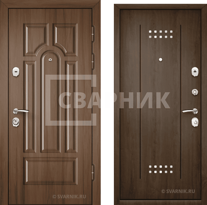 Дверь входная российская в офис МДФ — МДФ — фото 1