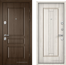 Классическая дверь входная с шумоизоляцией и утеплением