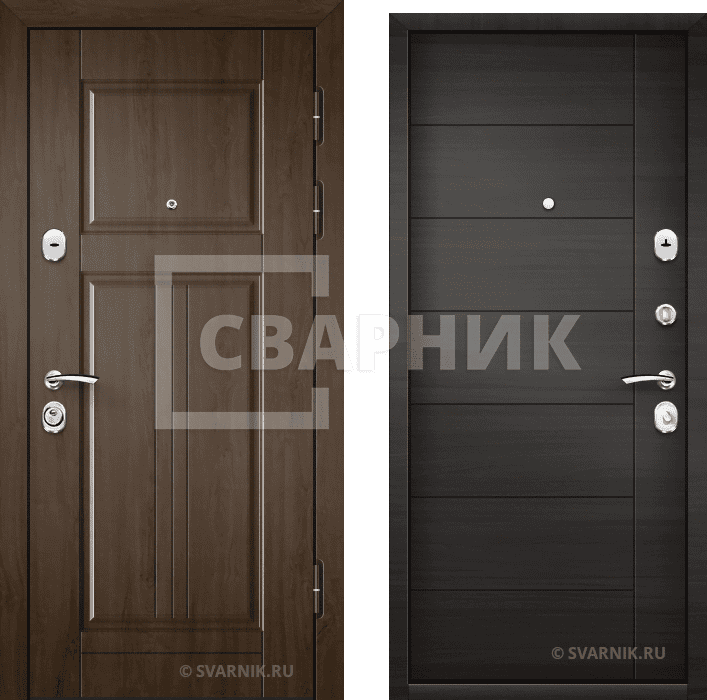 Дверь входная на заказ уличная МДФ — МДФ — фото 1