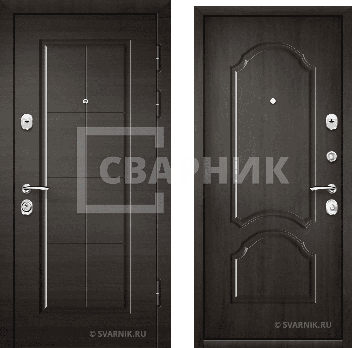 Дверь металлическая накладная в офис массив — массив — фото 1