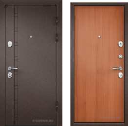 Дверь металлическая с шумоизоляцией в офис порошковая — ламинат