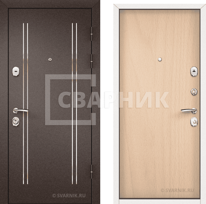 Металлическая дверь с видеонаблюдением ДВН-050 — фото 1