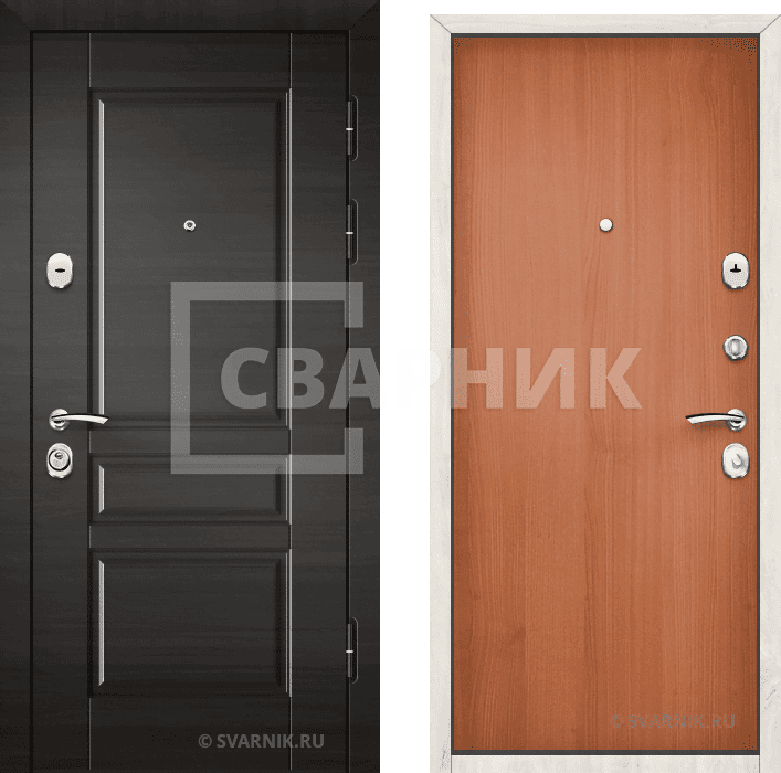 Дверь металлическая готовая в офис МДФ — ламинат — фото 1