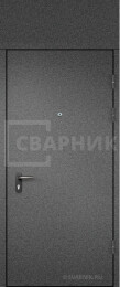 Дверь в тамбур глухая с фрамугой порошок — ламинат ДТ-82