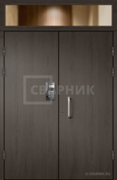 Подъездная входная дверь с фрамугой ПД-190