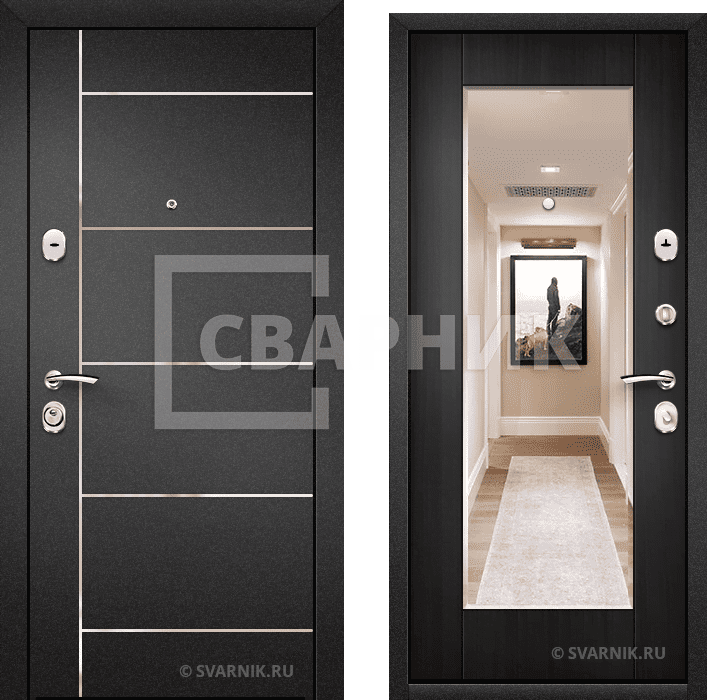 Стальная дверь внутренние петли на дачу ДБП-059 — фото 1