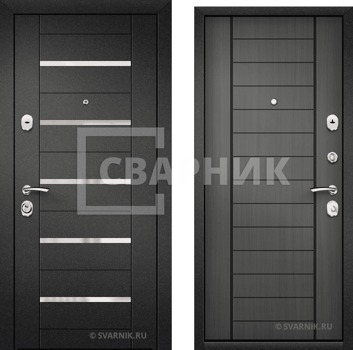 Стальная дверь со скрытыми петлями на заказ ДБП-063 — фото 1