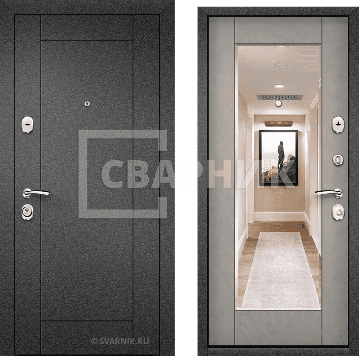 Входная дверь с внутренними петлями на дачу ДБП-053 — фото 1
