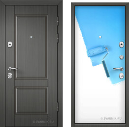 Дверь под покраску металлическая входная с завода ДПП-112