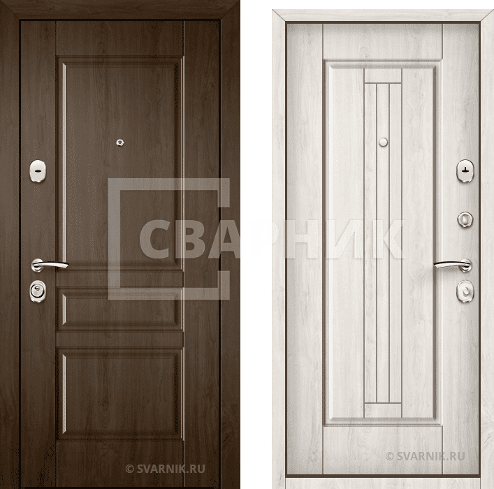 Металлическая дверь со скрытыми петлями на дачу ДБП-050 — фото 1