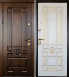 Дверь входная одностворчатая с двумя замками на дачу от производителя ДВ-295