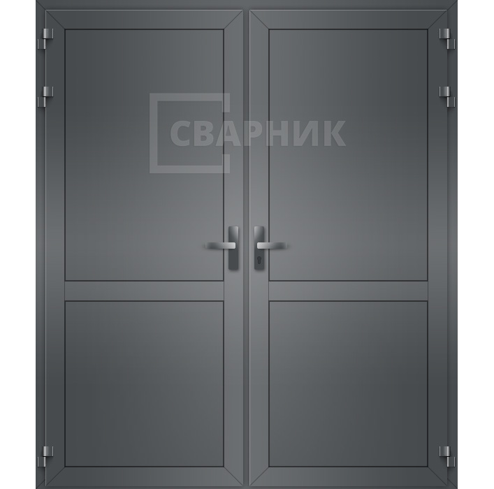 Дверь алюминиевая Alutech ДА-1599 — фото 1
