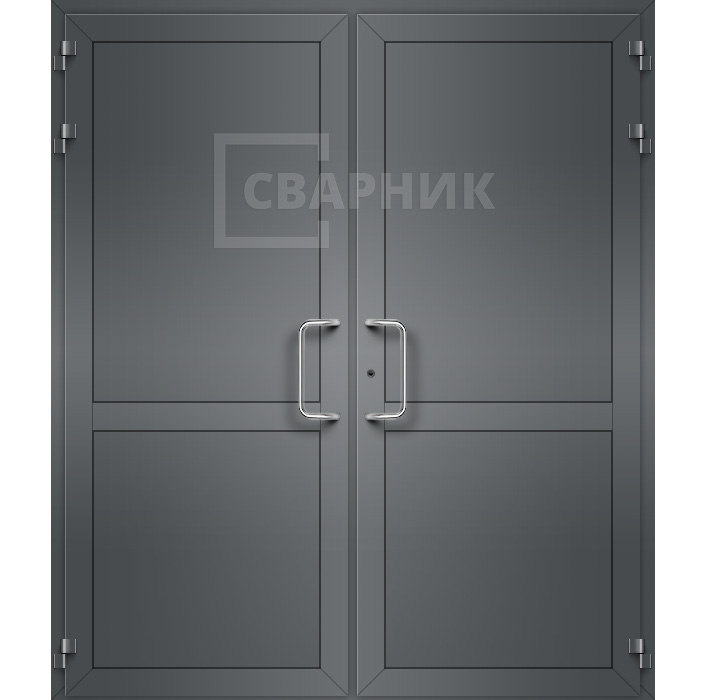 Двупольная алюминиевая дверь ДА-1144 — фото 1
