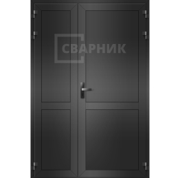 Дверь алюминиевая двухстворчатая ДА-1082