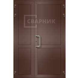 Алюминиевая коричневая дверь ДА-1295