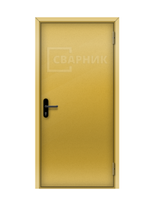 Дверь для хозблока железная утепленная ДХ-028