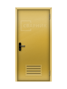 Однопольная техническая дверь с вентиляцией ДТМ-003