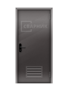 Дверь техническая однопольная с вентиляцией ДТМ-024