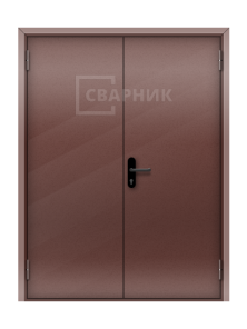 Двухстворчатая складская дверь с покраской ДC-017