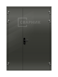 Алюминиевая дверь противопожарная светопрозрачная полуторная
