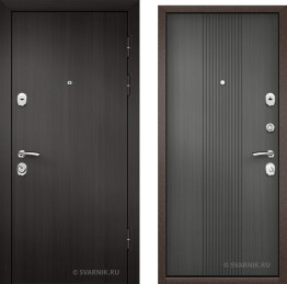 Дверь металлическая с шумоизоляцией на дачу ламинат — МДФ