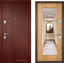 Дверь входная с шумоизоляцией уличная ламинат — массив