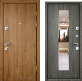 Дверь входная антивандальная в квартиру ламинат — массив